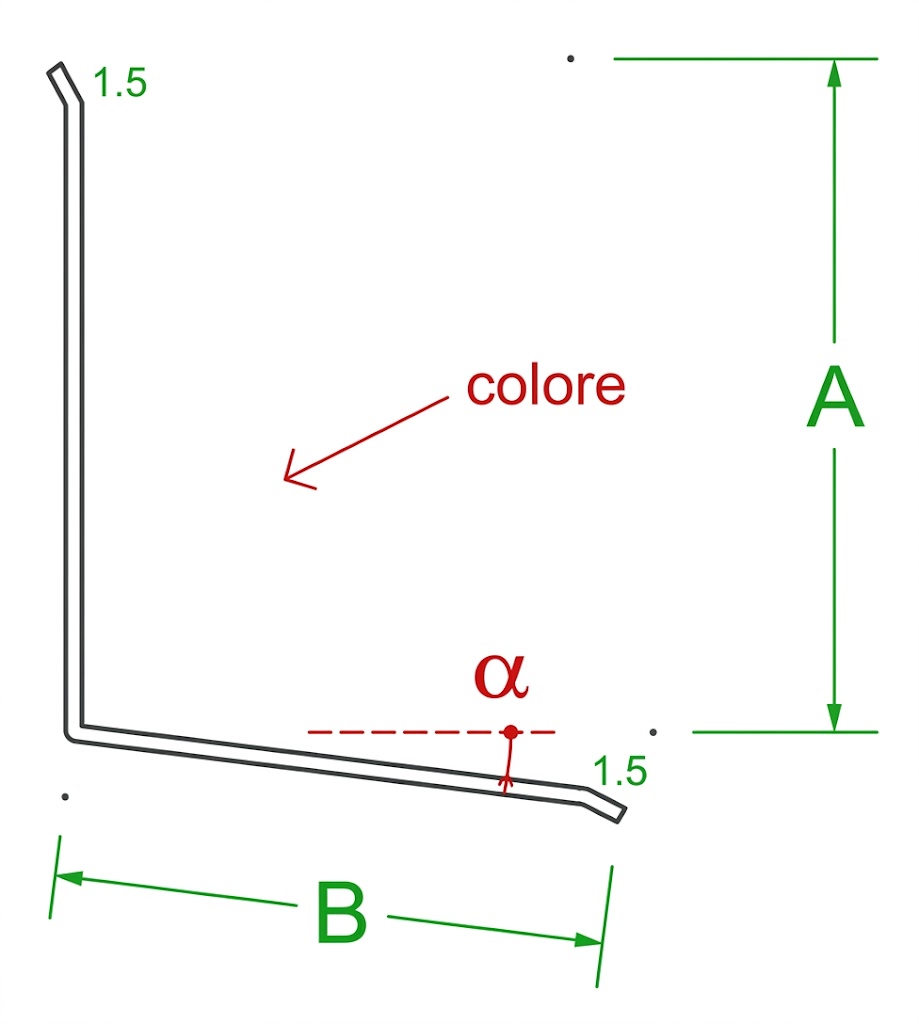 L con aderenze a colore interno - immagine 2